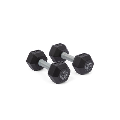 Little Spotters Black Dumbbell Rattle Set