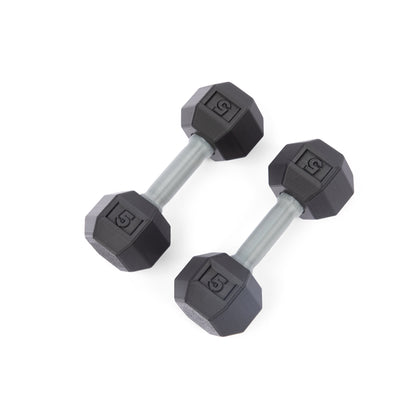 Little Spotters Black Dumbbell Rattle Set